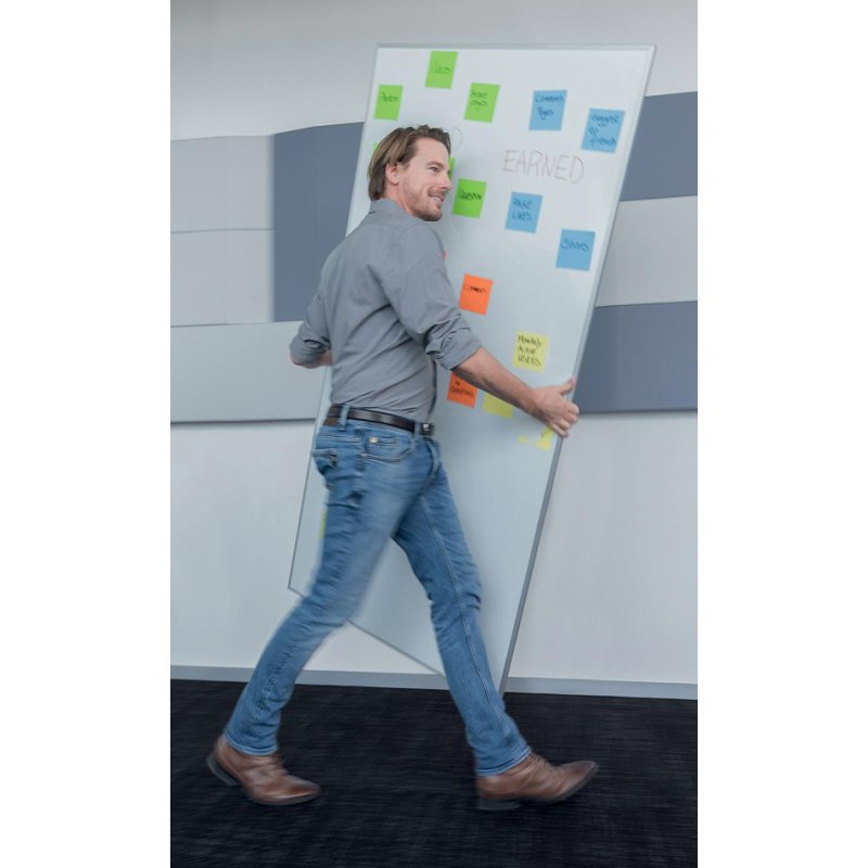 sigel whiteboard Meet up, magnétique, recto-verso, 900×1800 mm